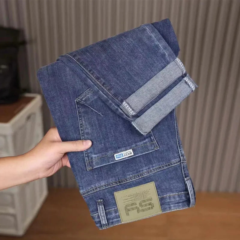 New Vintage Solid Color Men's Jeans - Premium Jeans from Craftklart Dropship - Just $31.89! Shop now at Craftklart.store