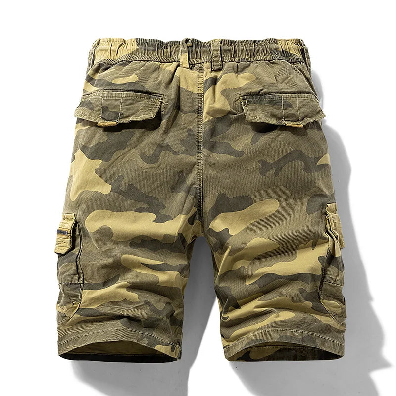 Men's Summer Cotton Cargo Camouflage - Premium Cargo Shorts from Craftklart Dropship - Just $22.44! Shop now at Craftklart.store