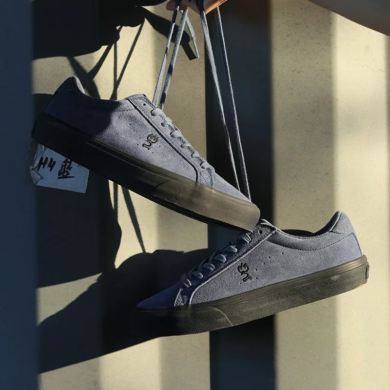 Streetwear Suede LeatherSkate Shoe - Premium Sneakers from Craftklart.store - Just $53.58! Shop now at Craftklart.store