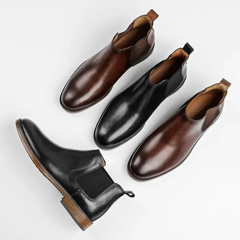 Men's Formal Chelsea Leather Boots