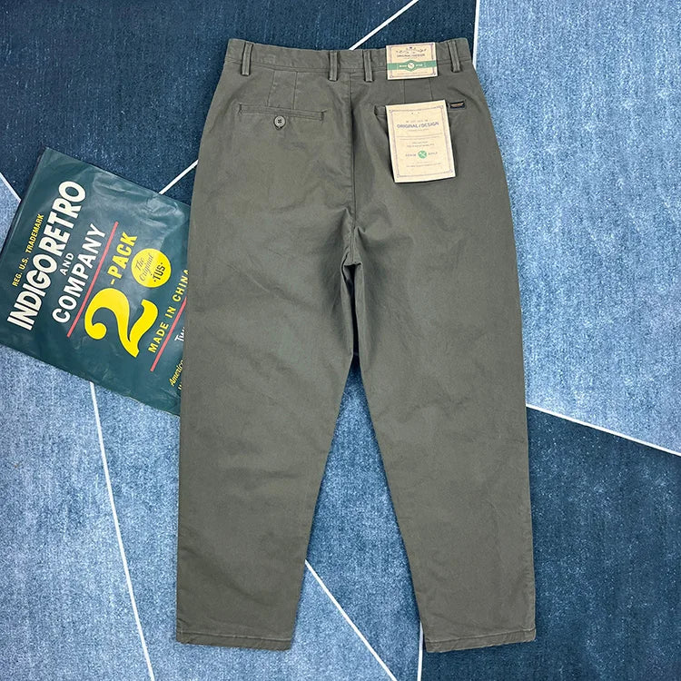 Cotton Urban Streetwear Japanese-style Tapered Pants - Craftklart.store
