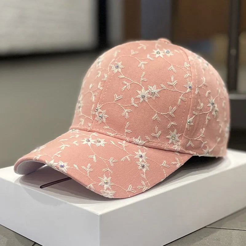 Summer Solid Sunhat Letters Embroidered Baseball Cap - Premium Baseball Cap from Craftklart.store - Just $8.50! Shop now at Craftklart.store
