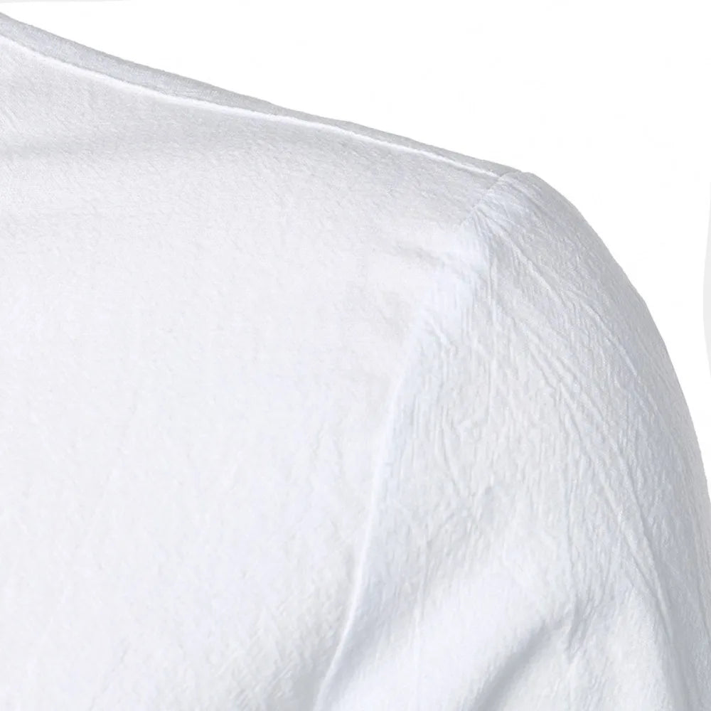 Urban Styled Cotton Linen Men's Shirt - Craftklart.store