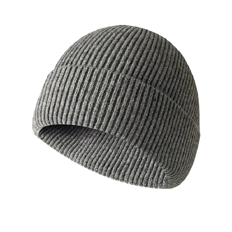 Integrated Seamless Knitted Beanie Hat