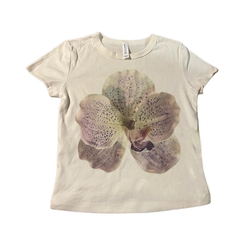 Aesthetic Summer Baby Tee Streetwear Graphic Print Women's T-shirt