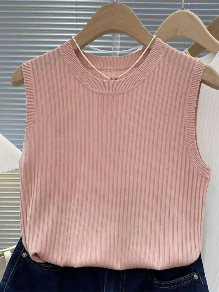 Women's Sleeveless Knitted Vests - Premium Vest from Craftklart Dropship - Just $7.99! Shop now at Craftklart.store
