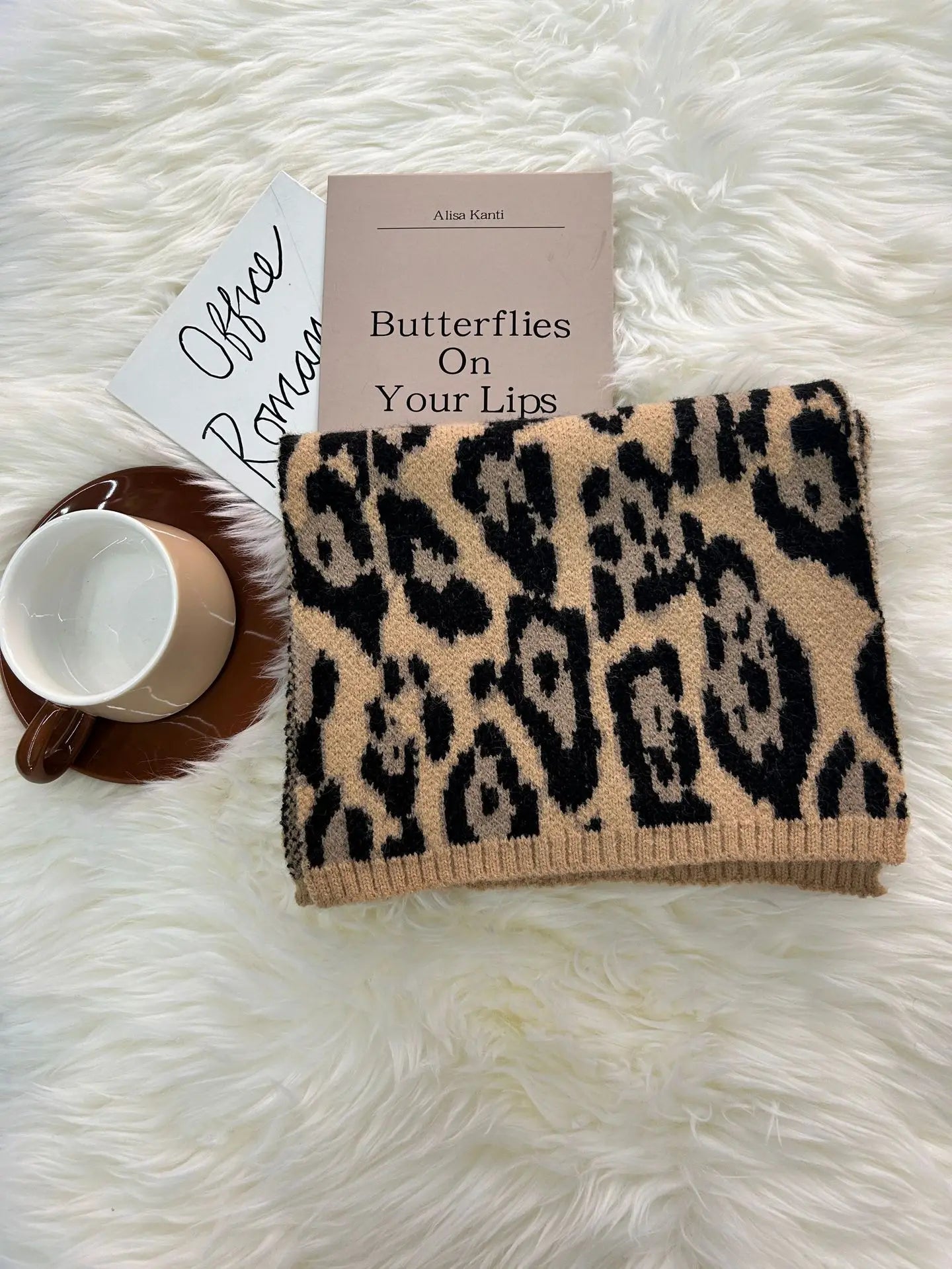 New Fashion Luxury Designer Winter Leopard Print Scarf Women Keep Warm Thickened  Imitation Cashmere Lady High Quality Wrap - Craftklart.store