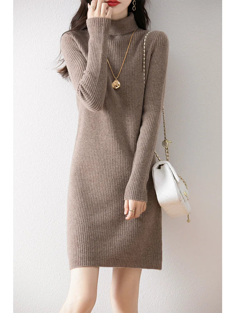 Women's Wool Short Winter Dress