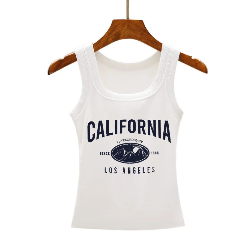 Women's California Los Angeles Prints Vest - Premium Vest from Craftklart Dropship - Just $6.98! Shop now at Craftklart.store