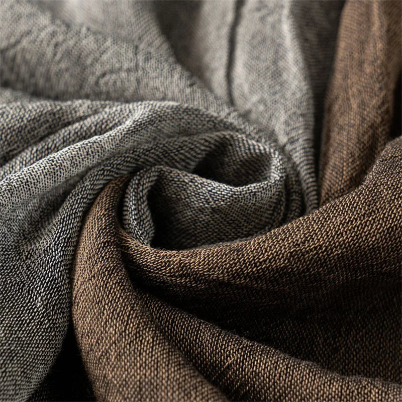 Men's Designer Patchwork Cotton Linen Scarf - Premium Scarves from Craftklart Dropship - Just $3.99! Shop now at Craftklart.store