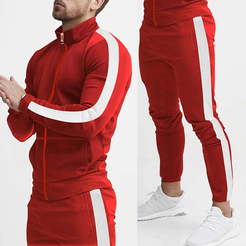 Men's Casual Tracksuits Full Set - Premium Activewear from Craftklart Dropship - Just $18.99! Shop now at Craftklart.store