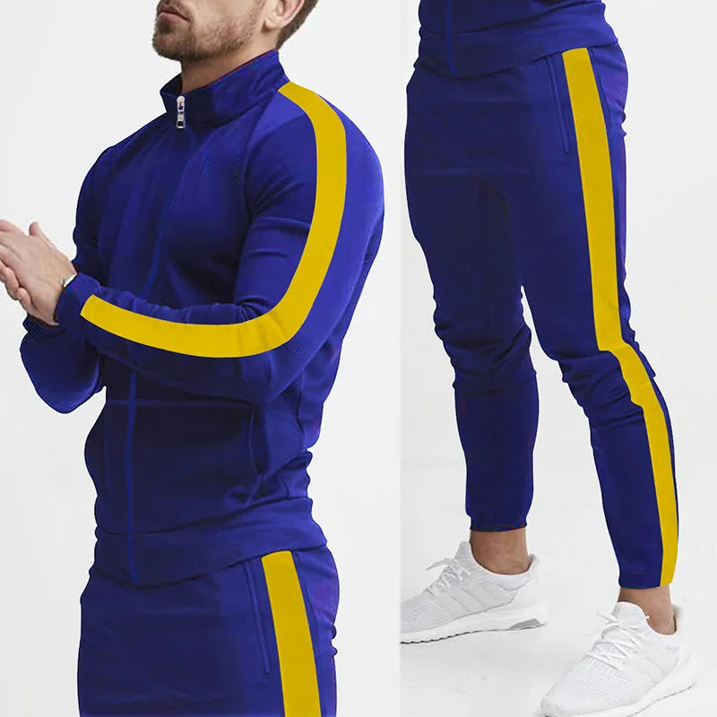 Men's Casual Tracksuits Full Set - Premium Activewear from Craftklart Dropship - Just $18.99! Shop now at Craftklart.store
