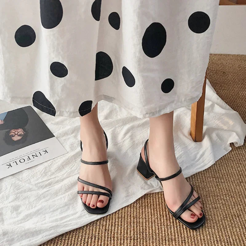 2025 Summer Women's Ankle Strap Sandals - Premium Sandals from Craftklart.store - Just $9.34! Shop now at Craftklart.store