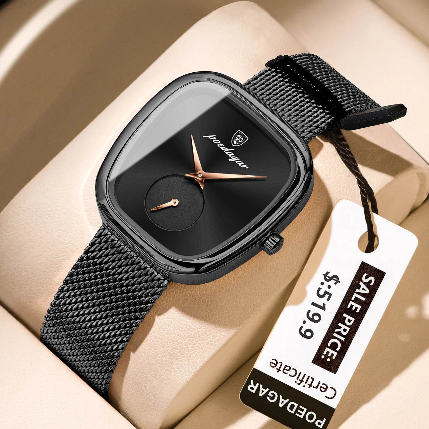 Elegant Ladies Watch Stainless Steel Quartz - Premium Watches from Craftklart Dropship - Just $19.85! Shop now at Craftklart.store