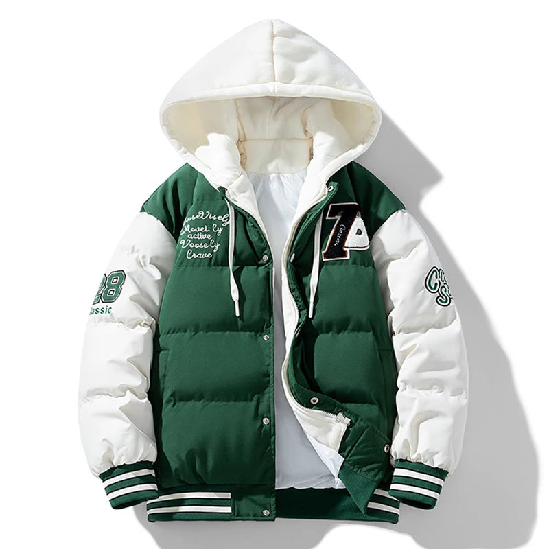 Men's Urban Casual Parka Hooded Outwear Jackets