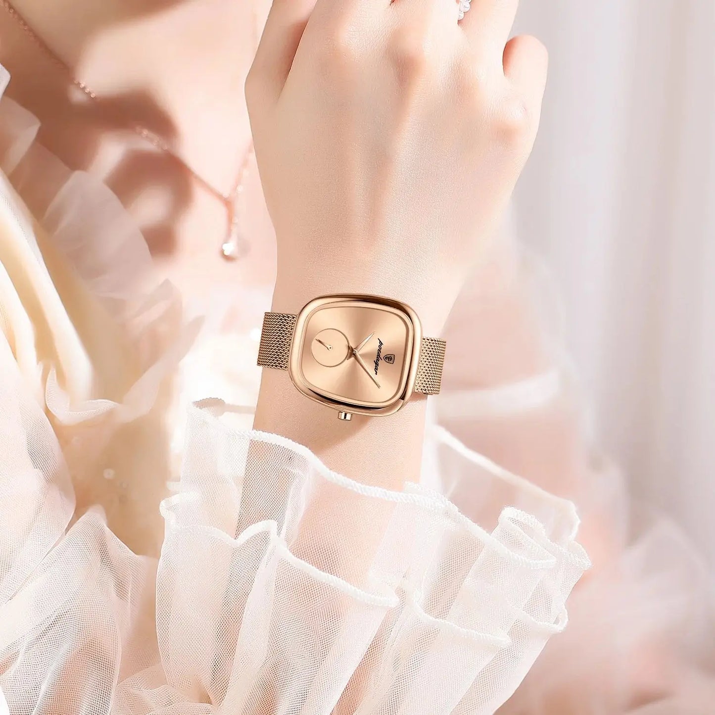 Elegant Ladies Watch Stainless Steel Quartz - Premium Watches from Craftklart Dropship - Just $19.85! Shop now at Craftklart.store