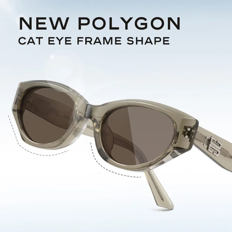 Women's Cats Eye Black Shades UV400 Protection - Premium Sunglasses from Craftklart Dropship - Just $40.48! Shop now at Craftklart.store