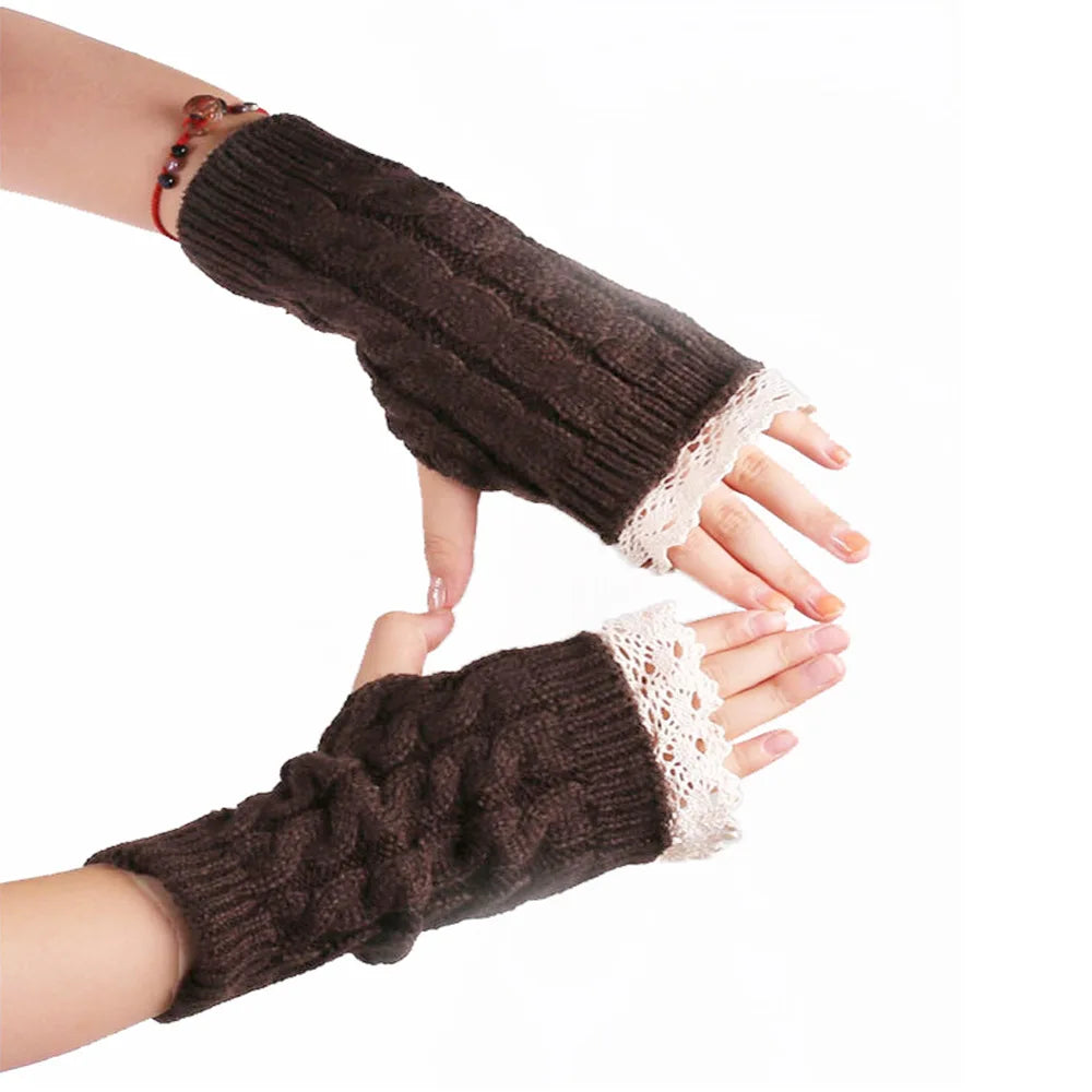Women's Winter Warm Cute Half Finger Knitted Glove - Premium Gloves from Craftklart Dropship - Just $1.98! Shop now at Craftklart.store