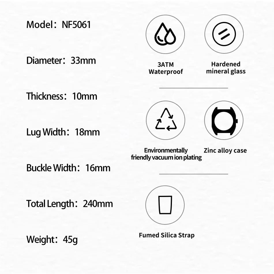 Women's Urban Casual Elegant Quartz Silicone Watch Women
