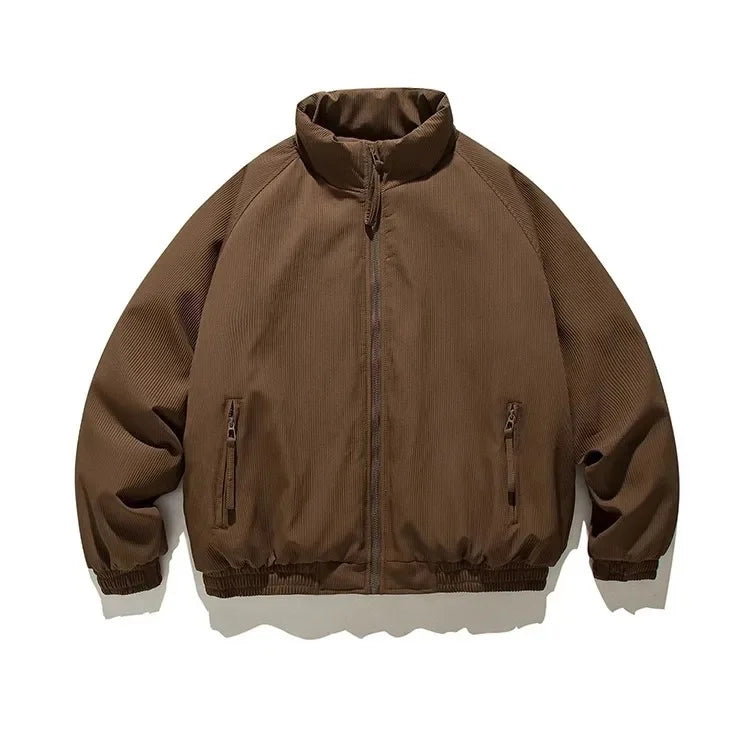 Men's Retro Vertical Stripes Cotton Jacket - Premium Jacket from Craftklart.store - Just $42.28! Shop now at Craftklart.store