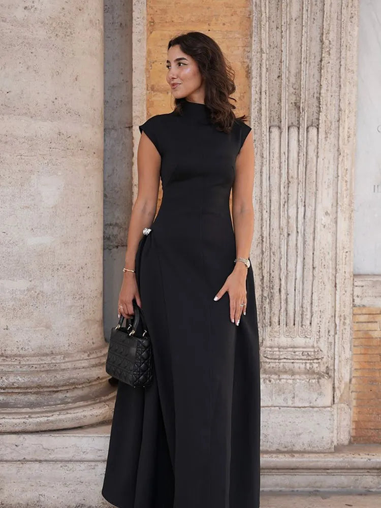 Irregular Hem Patchwork O Collar Evening Dresses - Premium Dresses from Craftklart.store - Just $22! Shop now at Craftklart.store
