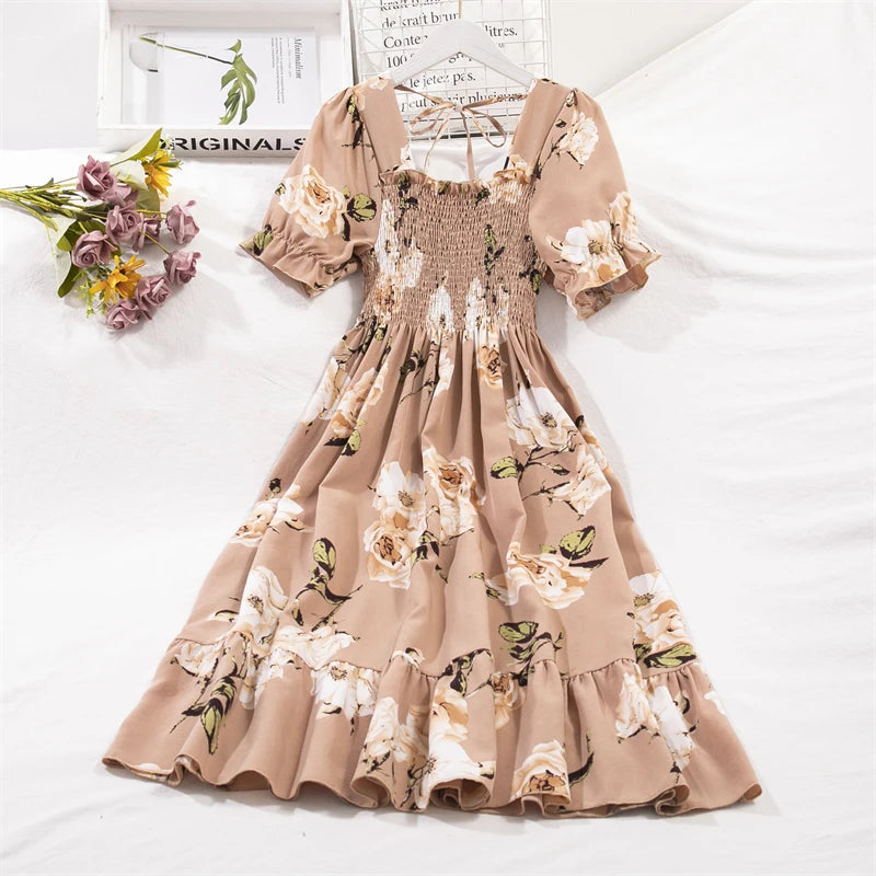 Spring Summer Chiffon Dresses - Premium Dresses from Craftklart Dropship - Just $15.98! Shop now at Craftklart.store