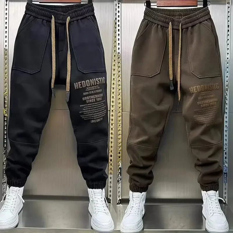 Edgy Urban Casual Streetwear Men Joggers
