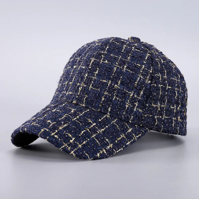 Women's Lightweight, Adjustable, Plaid Baseball Cap - Premium Baseball Cap from Craftklart.store - Just $6.49! Shop now at Craftklart.store