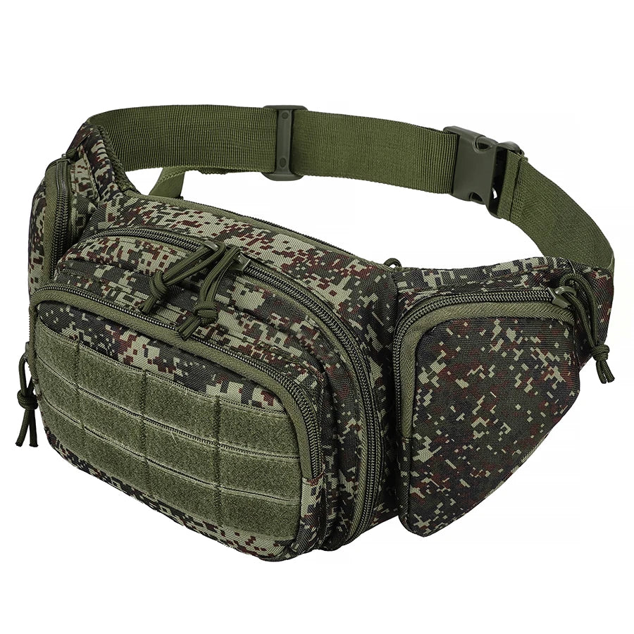 Nylon minimal utility waist bag with adjustable strap, Urban Fashion & Streetwear brand, designed for modern streetwear style.