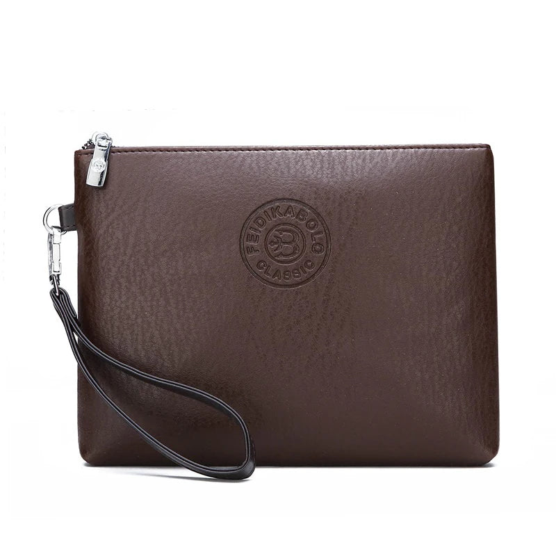 New PU Leather Business Style Men's Clutch - Premium Handbags from Craftklart Dropship - Just $13.99! Shop now at Craftklart.store