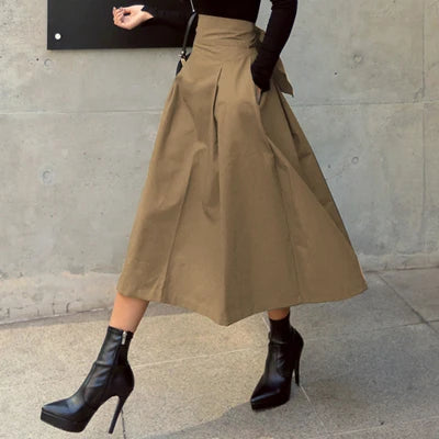 Korean Fashion Big Swing Ladies Skirt - Premium Skirt from Craftklart.store - Just $19.43! Shop now at Craftklart.store