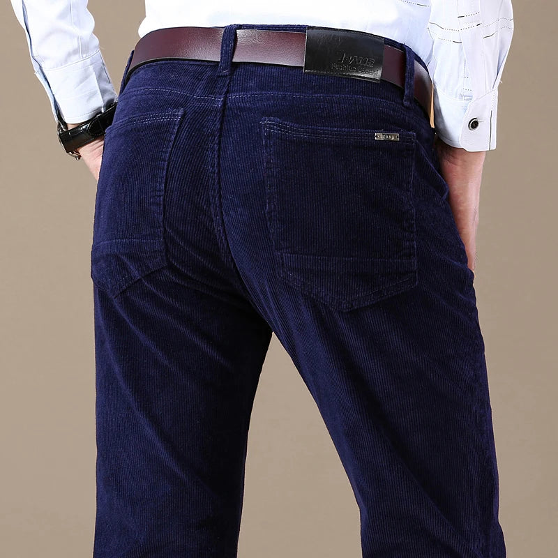 Men's Corduroy Business Casual Pants - Craftklart.store