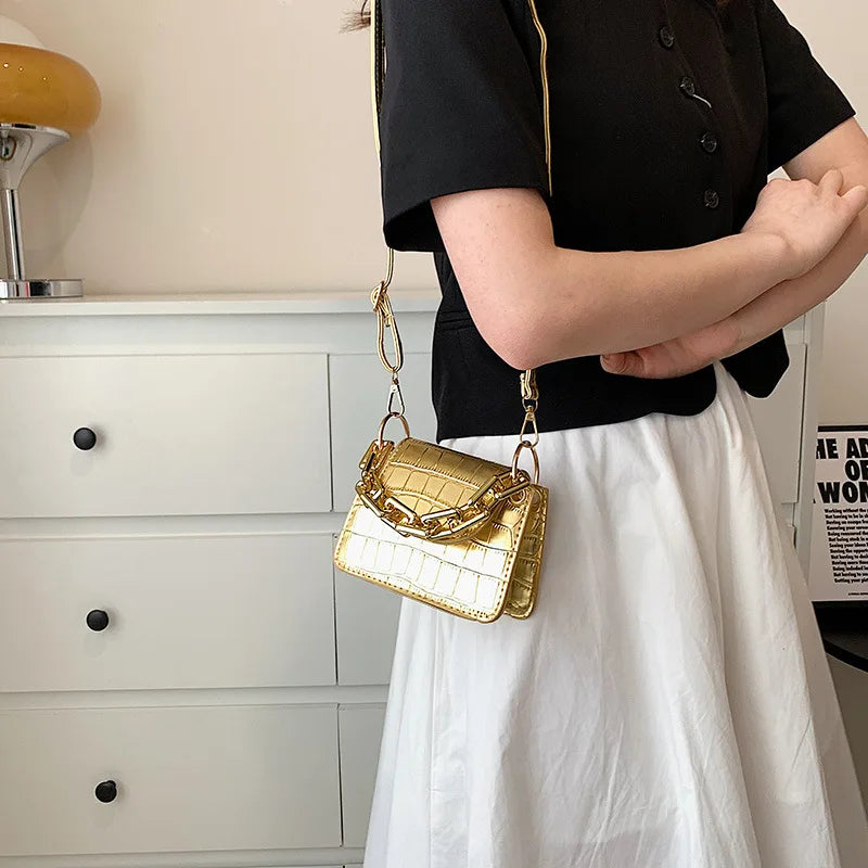 Women's Handbag Sliver/Gold Clutch Purse - Premium Handbags from Craftklart Dropship - Just $16.50! Shop now at Craftklart.store
