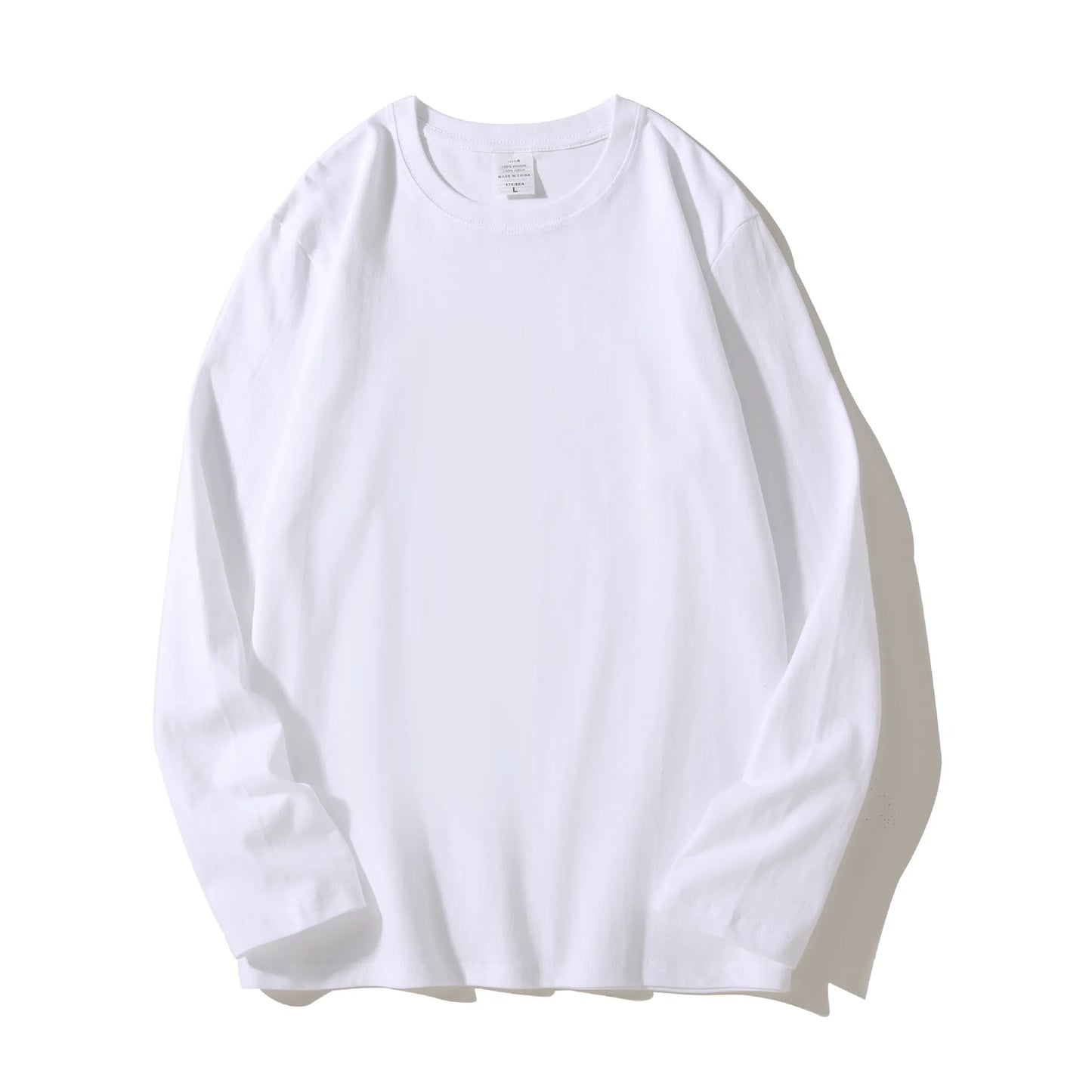 Cotton 100% Long-sleeved Men's T Shirt