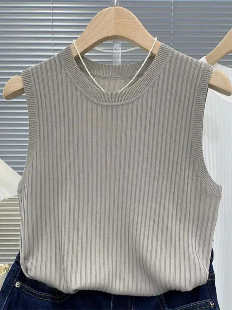 Women's Sleeveless Knitted Vests - Premium Vest from Craftklart Dropship - Just $7.99! Shop now at Craftklart.store