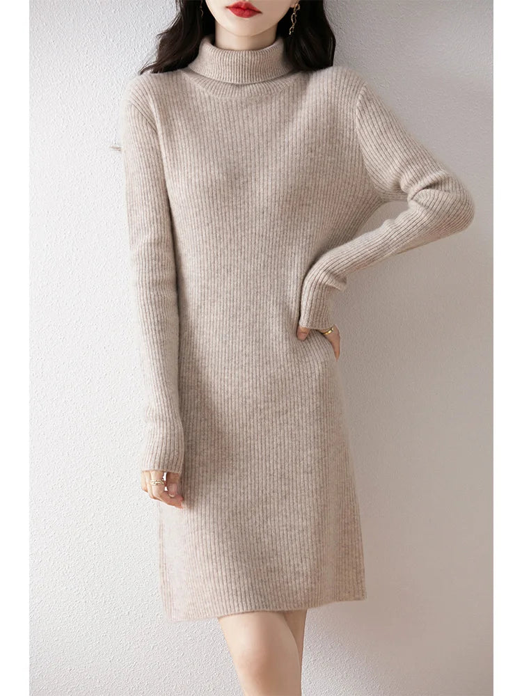 Women's Wool Short Winter Dress
