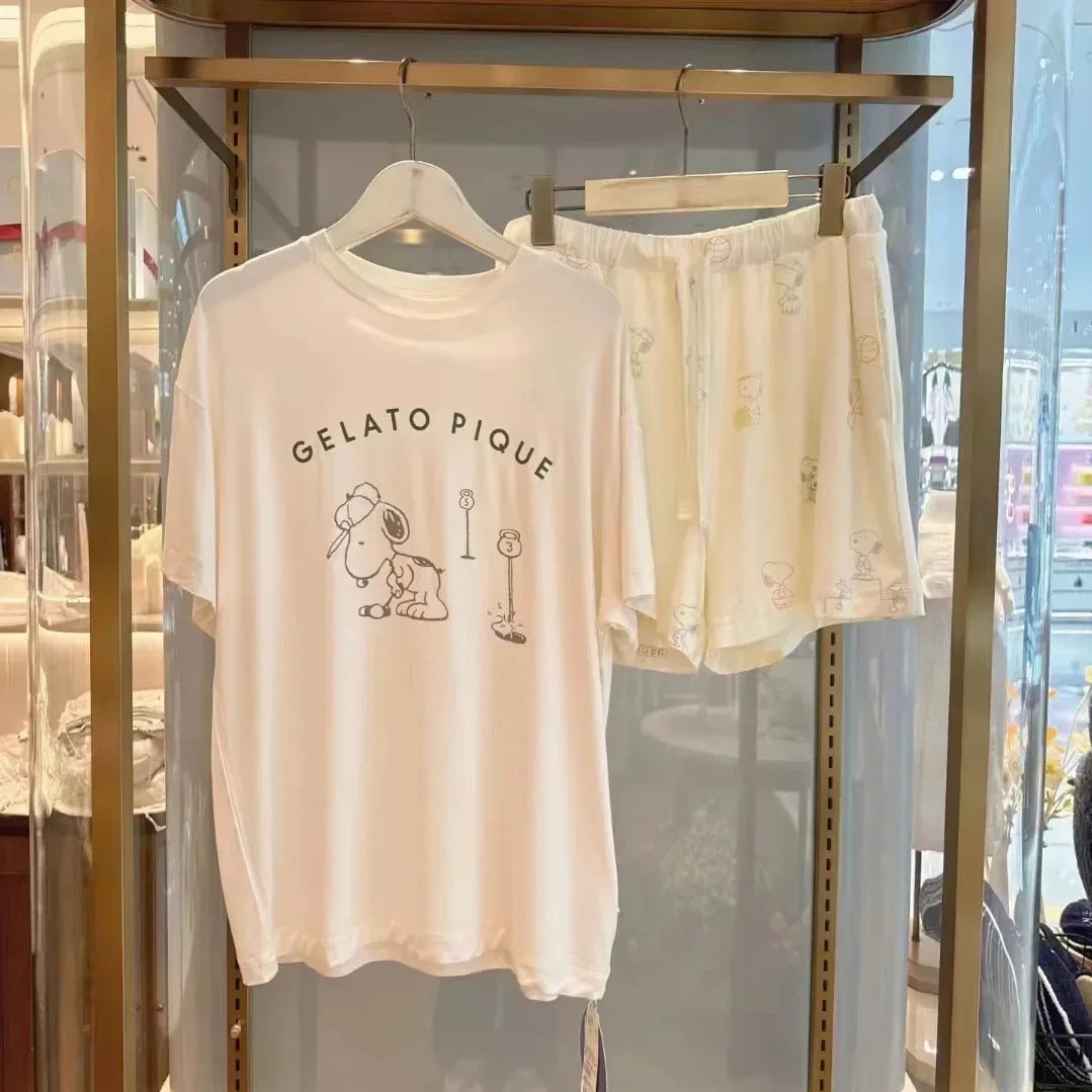 Ladies Pajamas Set Sleepwear Loungwear T-shirt Trousers, Nightwear - Premium Pyjamas from Craftklart Dropship - Just $31.56! Shop now at Craftklart.store