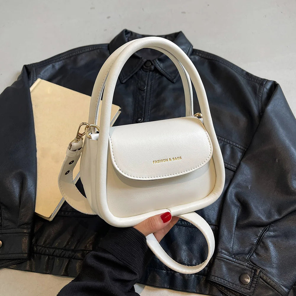 Women PU Leather Top Handle Mini Shoulder Bag - Premium Bags from Craftklart Dropship - Just $18.60! Shop now at Craftklart.store