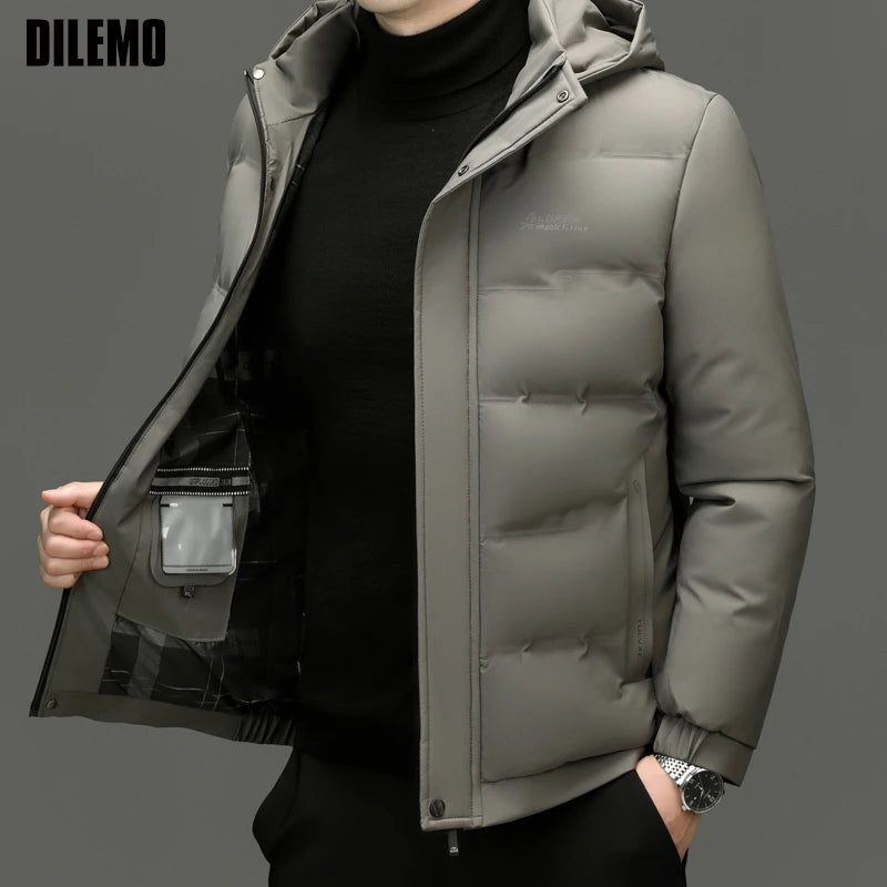 Men Thick Urban Casual Hooded Parka Jacket - Craftklart.store