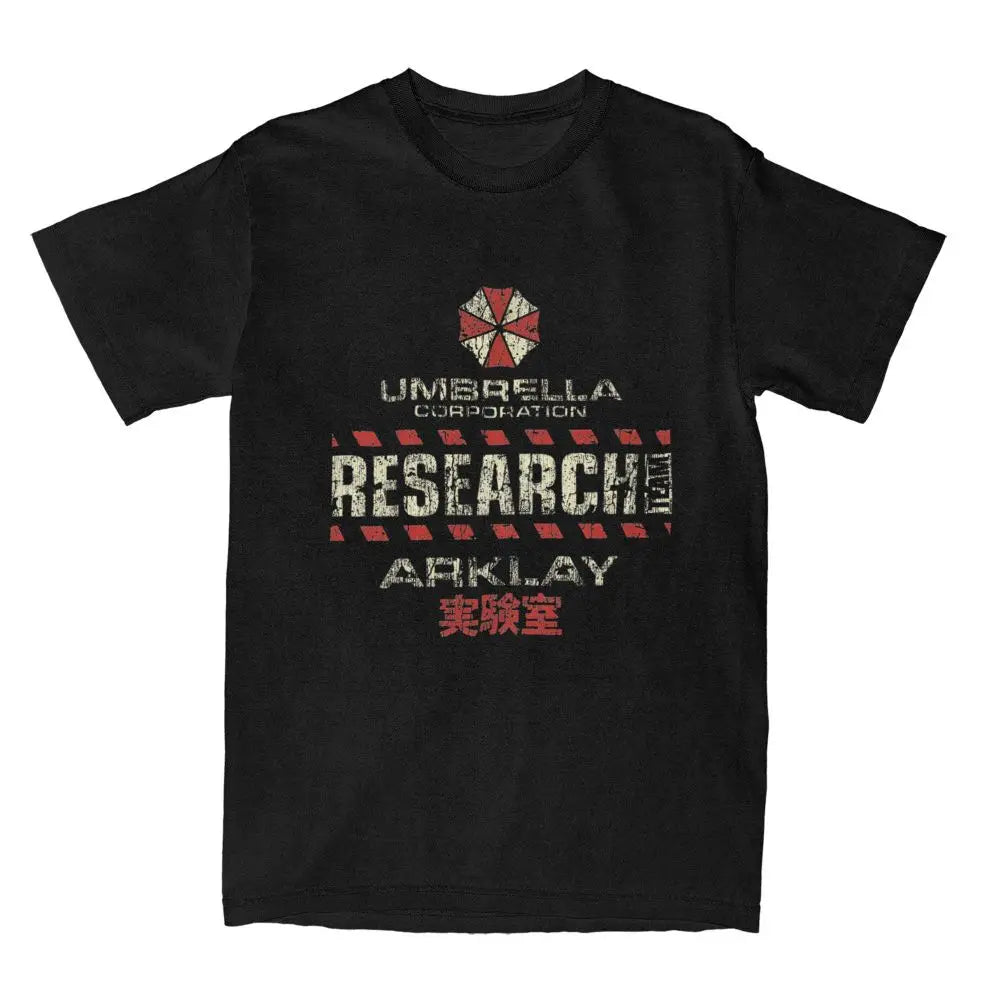 Streetwear T-Shirt Residents Evils Game Cotton T Shirts