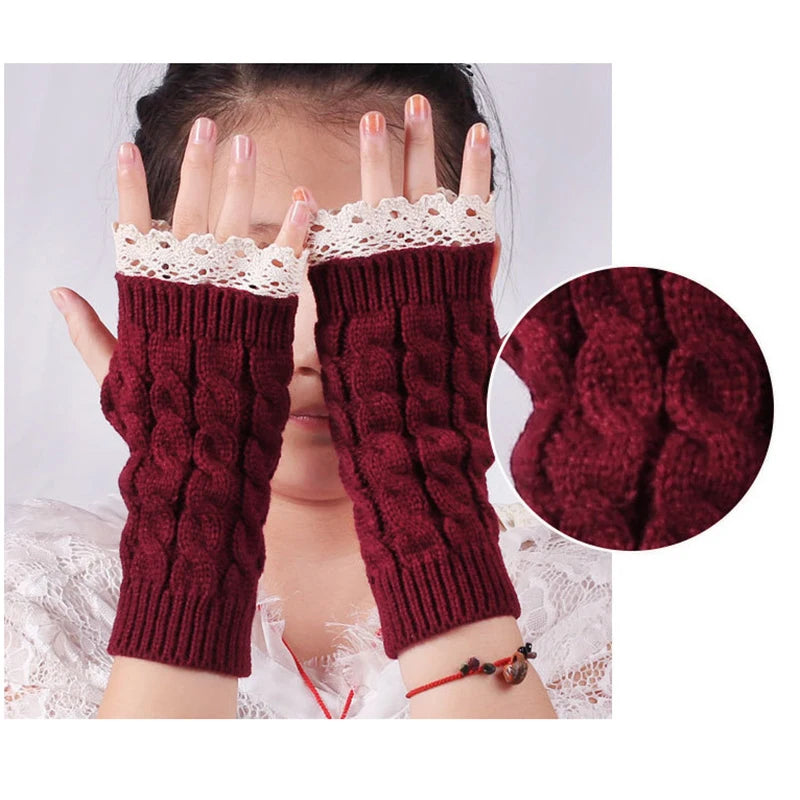 Women's Winter Warm Cute Half Finger Knitted Glove - Premium Gloves from Craftklart Dropship - Just $1.98! Shop now at Craftklart.store