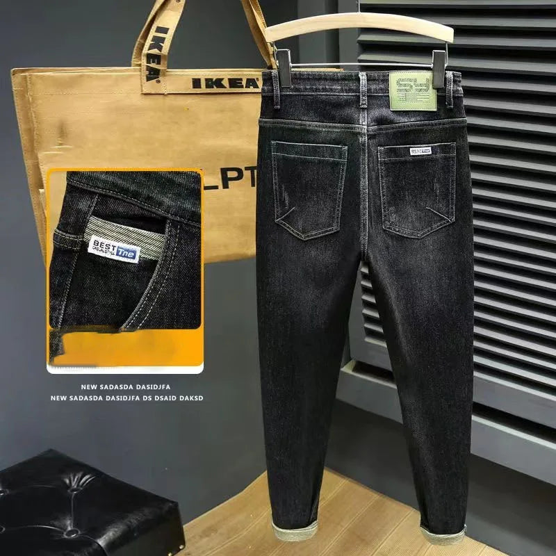 New Vintage Solid Color Men's Jeans - Premium Jeans from Craftklart Dropship - Just $31.89! Shop now at Craftklart.store