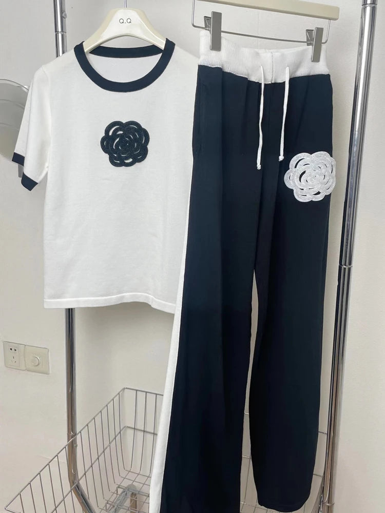 Women's Knitted Tracksuit Pants Set - Premium Set from Craftklart Dropship - Just $31.41! Shop now at Craftklart.store