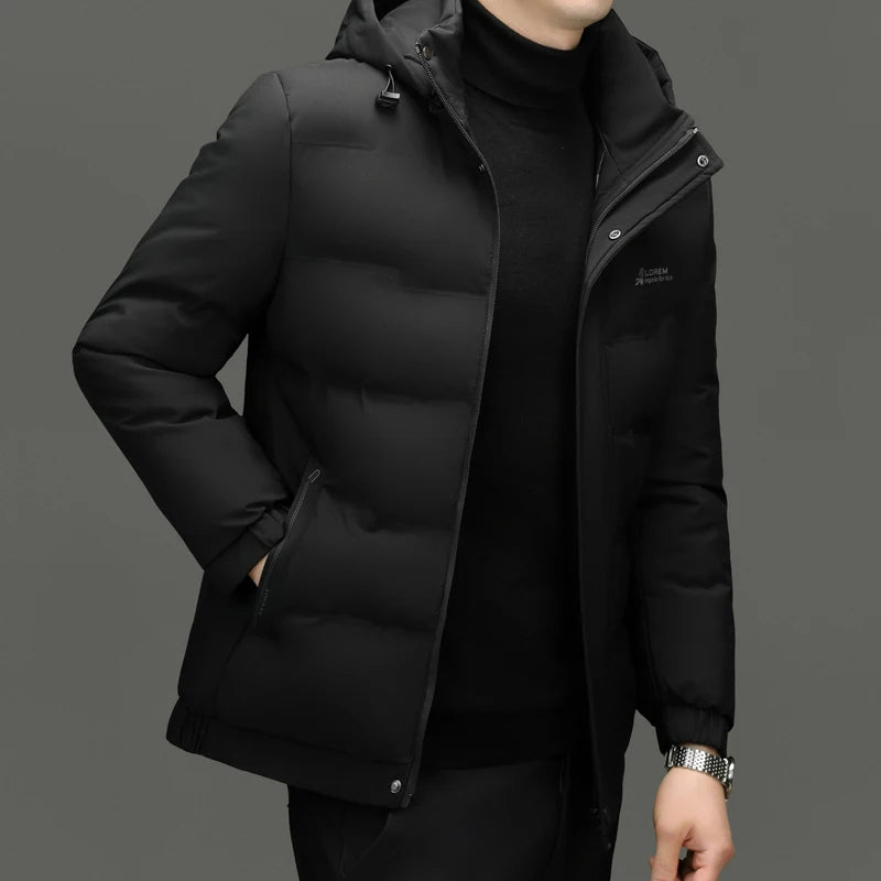 Men Thick Urban Casual Hooded Parka Jacket - Craftklart.store