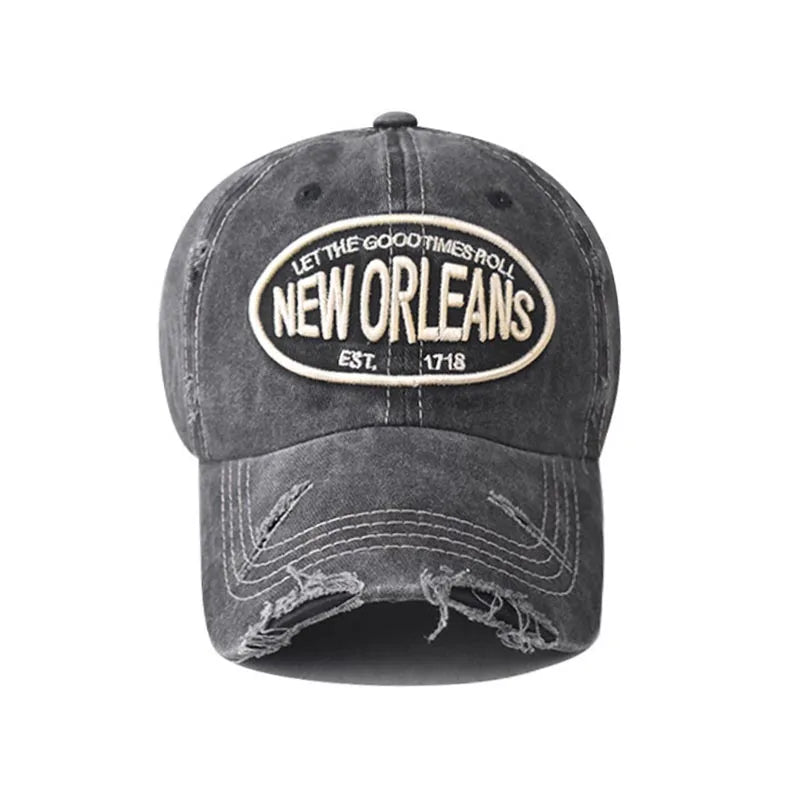 Vintage Washable Embroidery Snapback Adjustable Hat - Premium Cap from Craftklart Dropship - Just $6.49! Shop now at Craftklart.store