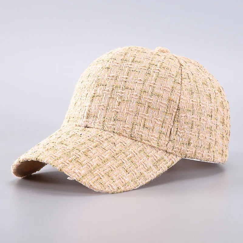 Women's Lightweight, Adjustable, Plaid Baseball Cap - Premium Baseball Cap from Craftklart.store - Just $6.49! Shop now at Craftklart.store