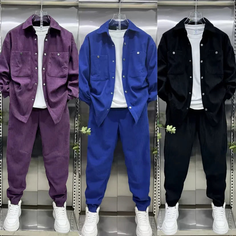 Urban Styled 2025 Men's Versatile Two-piece Set - Premium Sets from Craftklart Dropship - Just $65.34! Shop now at Craftklart.store