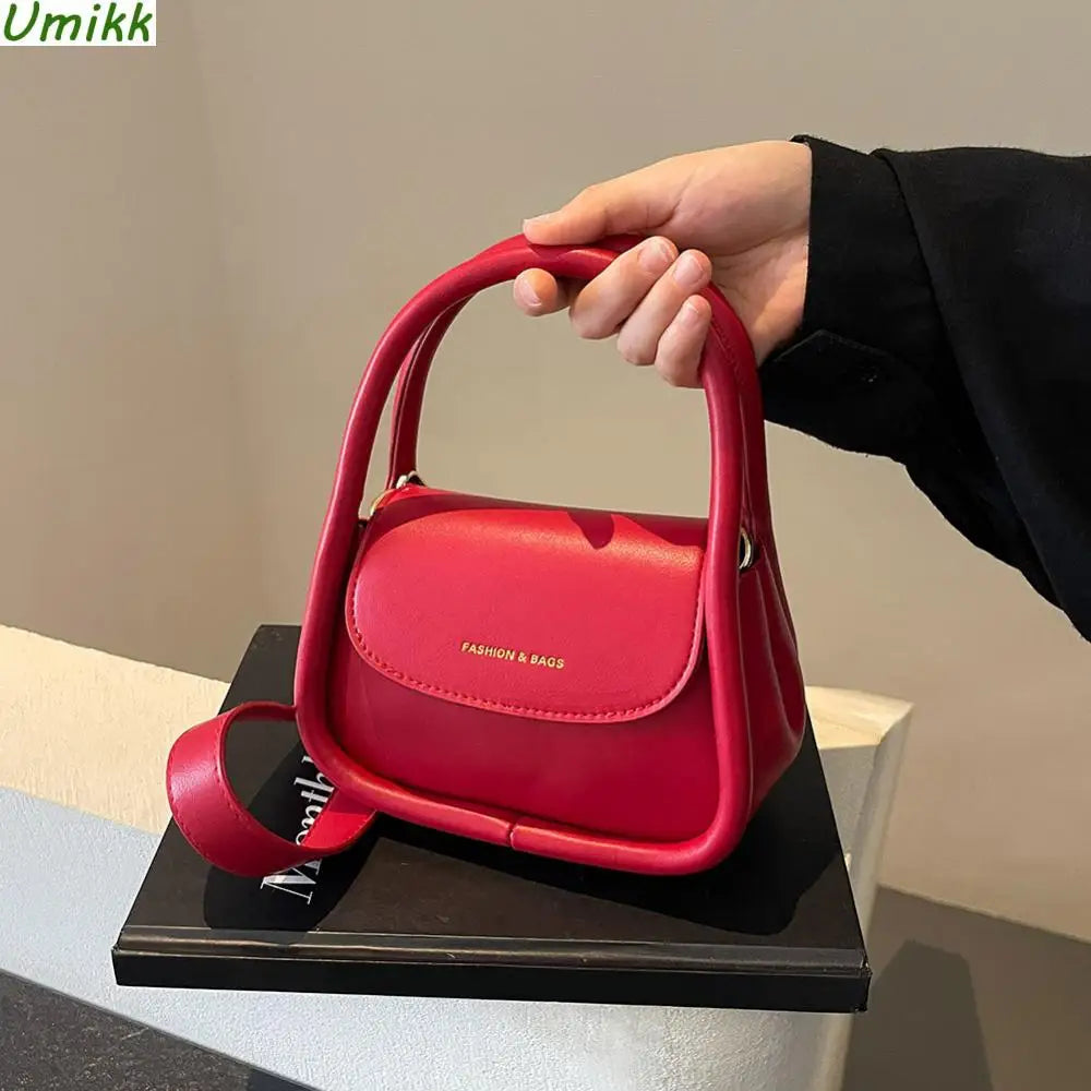 Women PU Leather Top Handle Mini Shoulder Bag - Premium Bags from Craftklart Dropship - Just $18.60! Shop now at Craftklart.store