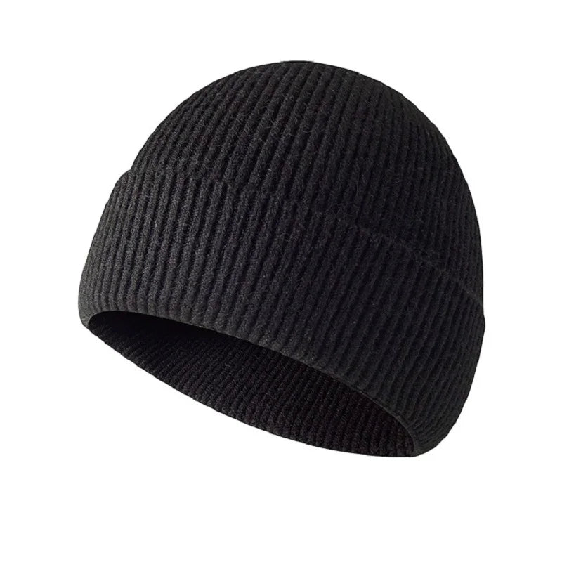 Integrated Seamless Knitted Beanie Hat