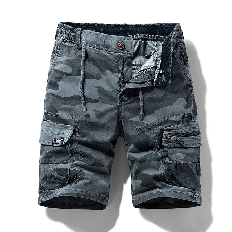 Men's Summer Cotton Cargo Camouflage - Premium Cargo Shorts from Craftklart Dropship - Just $22.44! Shop now at Craftklart.store